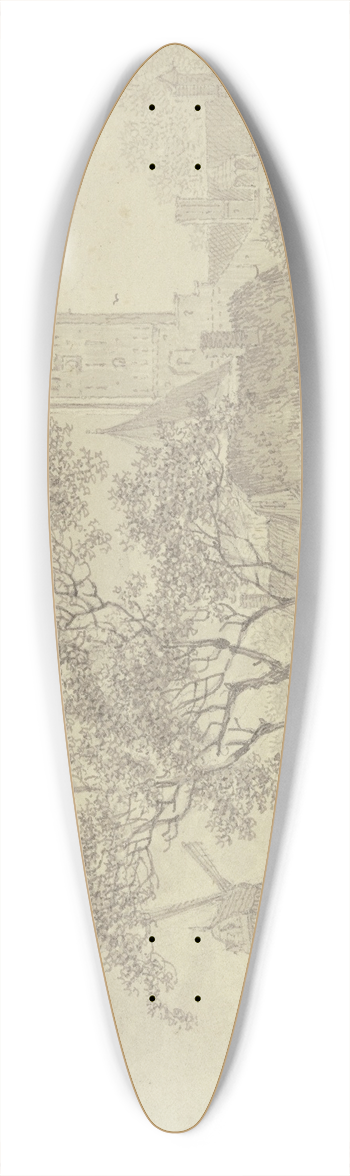 Hendrik Meyer - The harvest 39.3 inch art pintail longboard deck