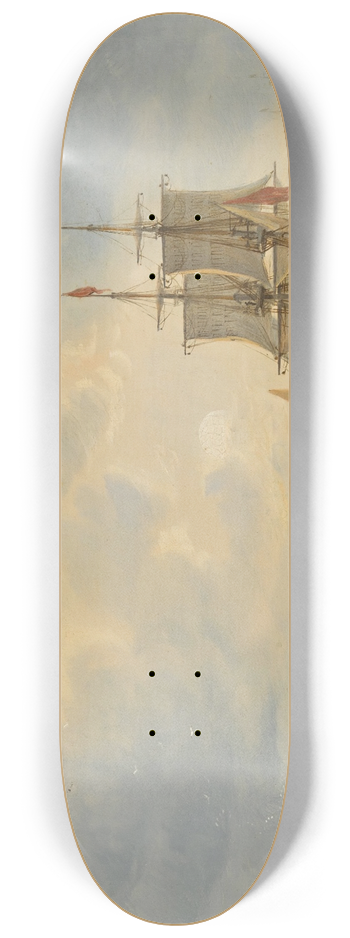 John Wilson Carmichael - Flambro Head 8.25 inch art skate deck