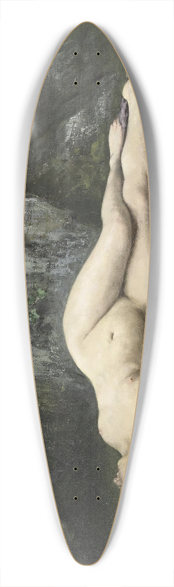 Henri Gervex - A Sleeping Bather 39.3 inch art pintail longboard deck