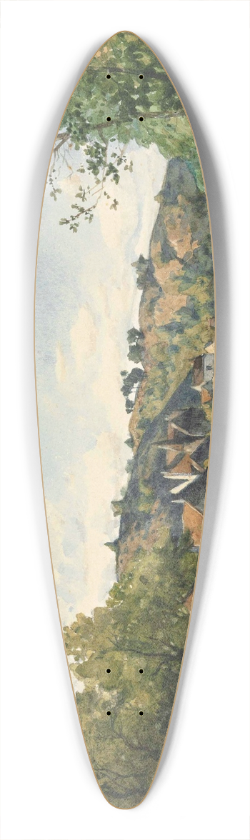 Henri-Joseph Harpignies - Hrisson 39.3 inch art pintail longboard deck