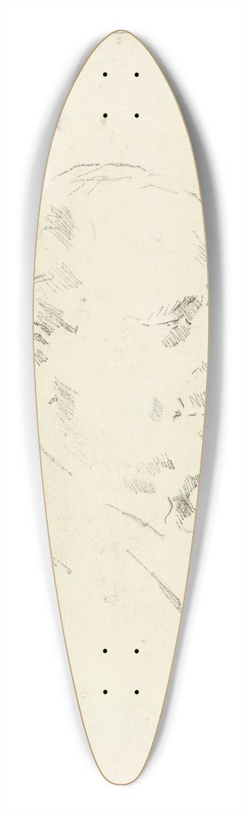 Henrik Lund - Lars Vegard 39.3 inch art pintail longboard deck