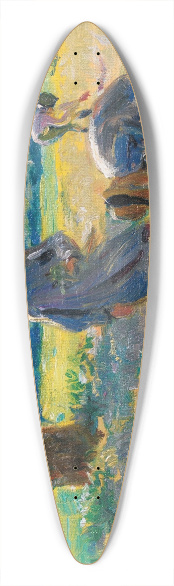 Henri Lebasque - La Cueillette Des Fleurs 39.3 inch art pintail longboard deck