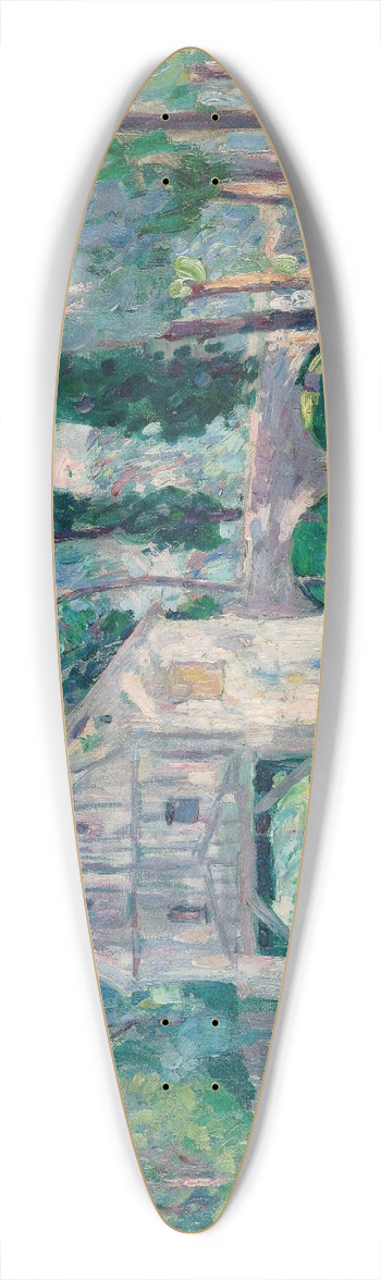 Henri Lebasque - Le moulin 39.3 inch art pintail longboard deck