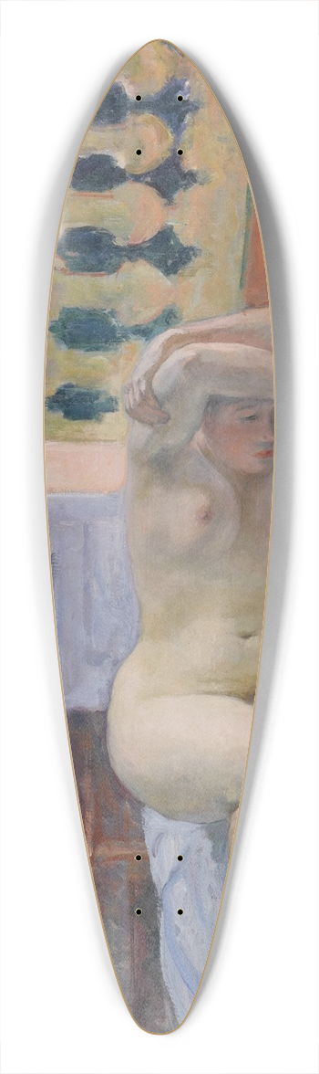 Henri Lebasque - Nu couch devant la fentre ouverte 39.3 inch art pintail longboard deck