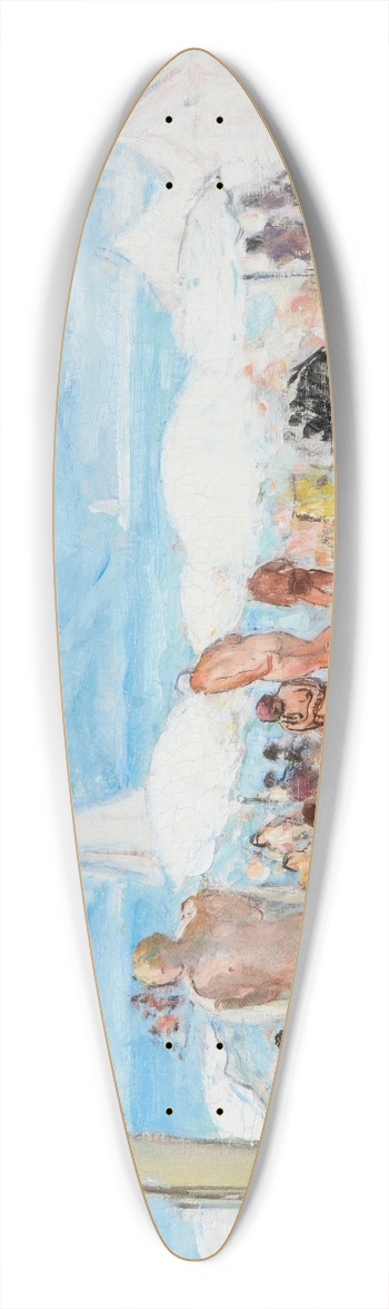 Henri Lebasque - Vranda sur la Plage de Cannes 39.3 inch art pintail longboard deck