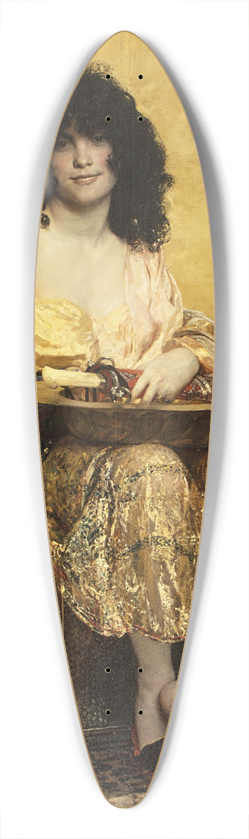 Henri Regnault - Salome 39.3 inch art pintail longboard deck