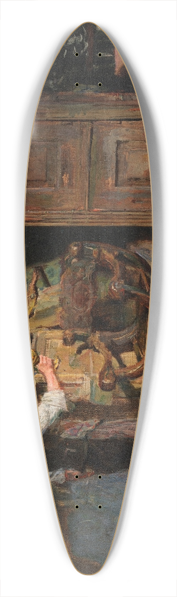 Henry Allan - A Dutch Interior 39.3 inch art pintail longboard deck