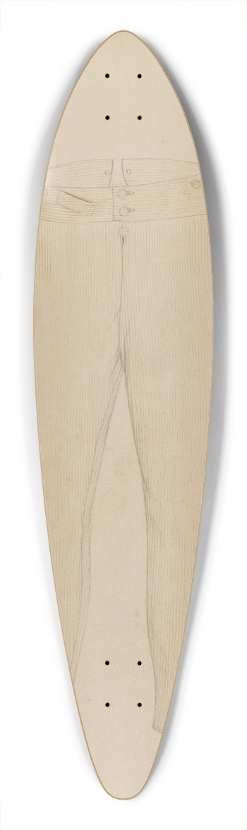 Henry De Wolfe - Pantaloons 39.3 inch art pintail longboard deck