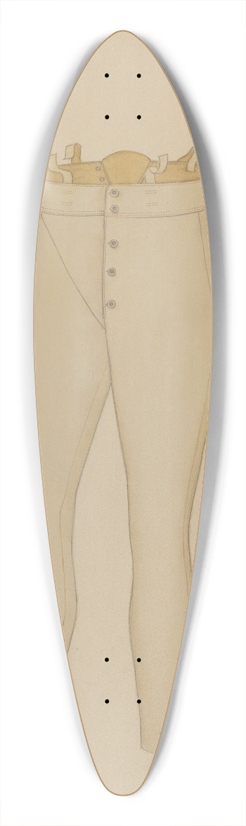 Henry De Wolfe - Trousers 39.3 inch art pintail longboard deck