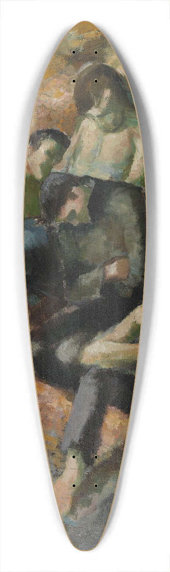 Henry Ericsson - Prison Camp 39.3 inch art pintail longboard deck