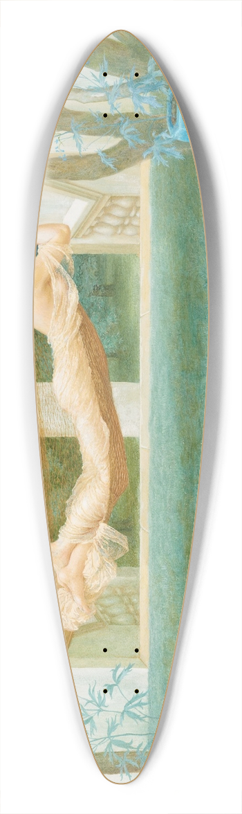 Henry James Holiday - Sara, belle dindolence 39.3 inch art pintail longboard deck