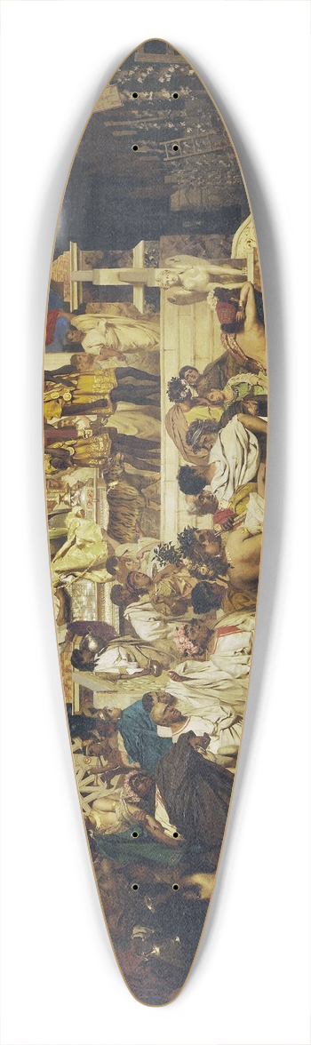 Henryk Siemiradzki - Neros Torches 39.3 inch art pintail longboard deck