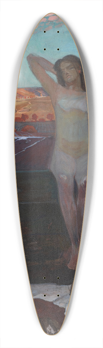 Henryk Szczygliski - Spring 39.3 inch art pintail longboard deck
