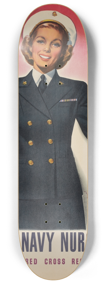 Jon Whitcomb - Join the Navy Nurse Corps 8.25 inch art skate deck
