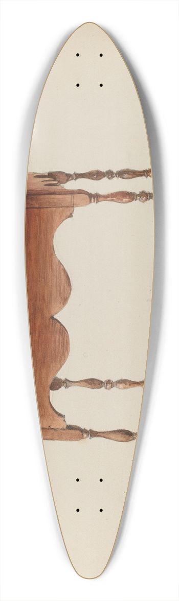 Henry Moore - Table, Round Top 39.3 inch art pintail longboard deck