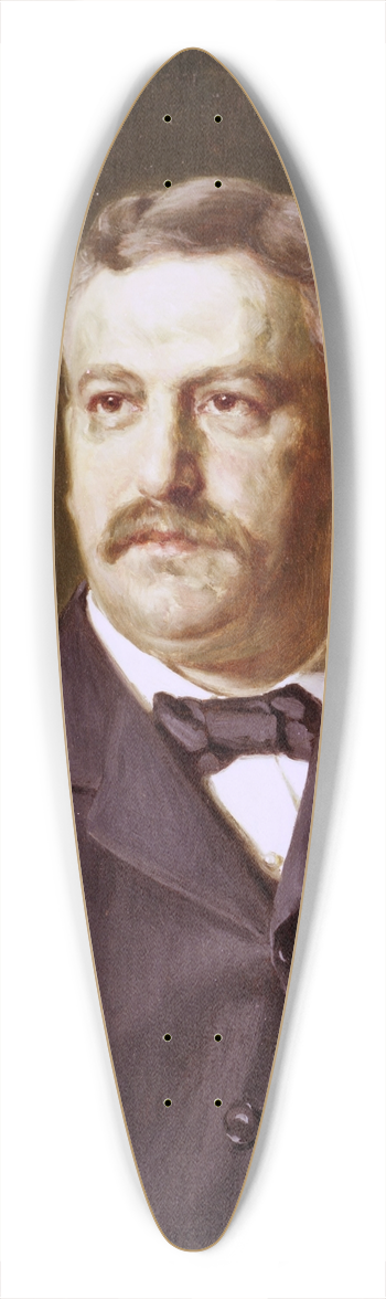 Henry Mosler - George B. Cox 39.3 inch art pintail longboard deck
