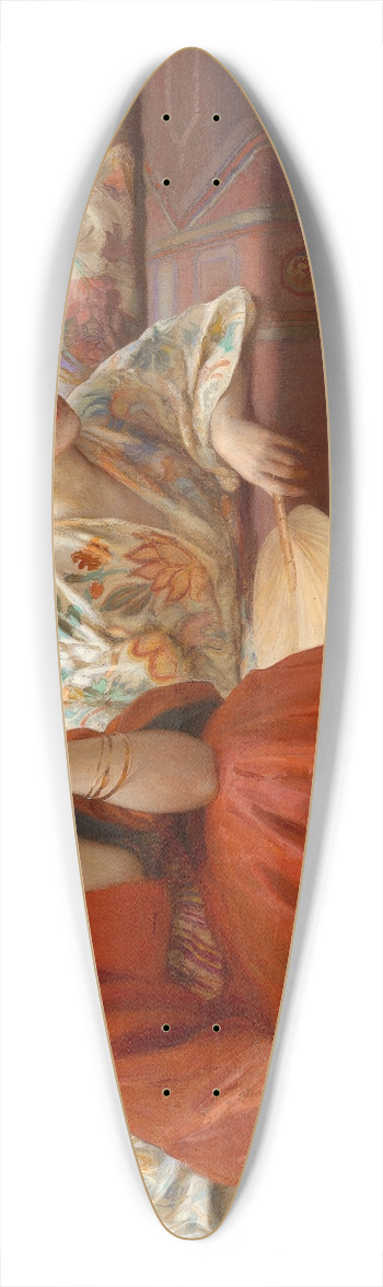 Henry Siddons Mowbray - Idle Hours 39.3 inch art pintail longboard deck
