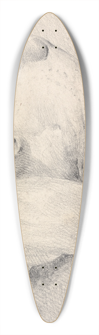 Henry Thomas Alken - Head of a Foxhound, in Profile Right 39.3 inch art pintail longboard deck