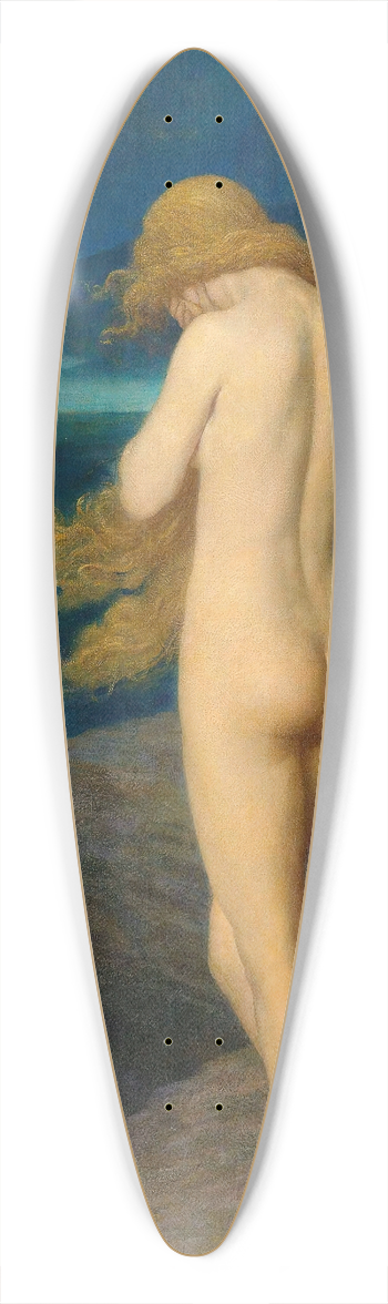 Herbert Gustave Schmalz - Eve in exile 39.3 inch art pintail longboard deck