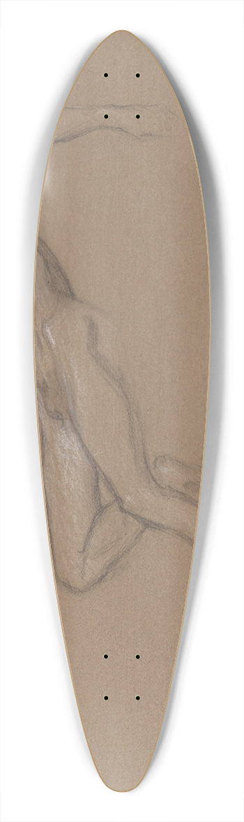 Herbert James Draper - First sketch for Icarus 39.3 inch art pintail longboard deck