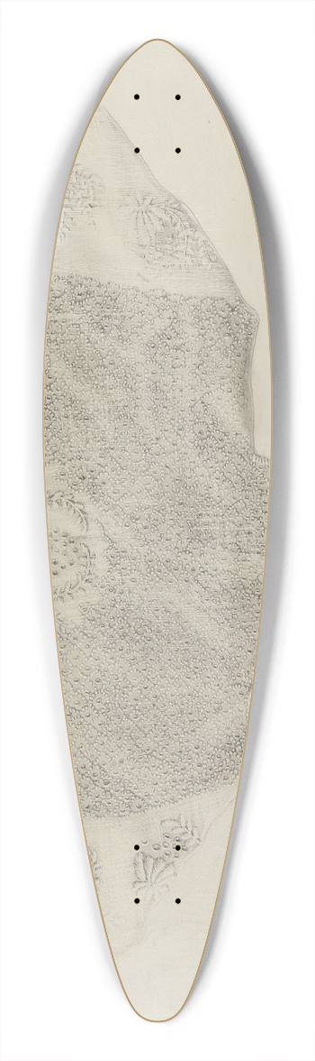 Herbert Marsh - Embroidered Yoke 39.3 inch art pintail longboard deck
