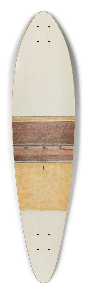Herbert Marsh - Sewing Box 39.3 inch art pintail longboard deck