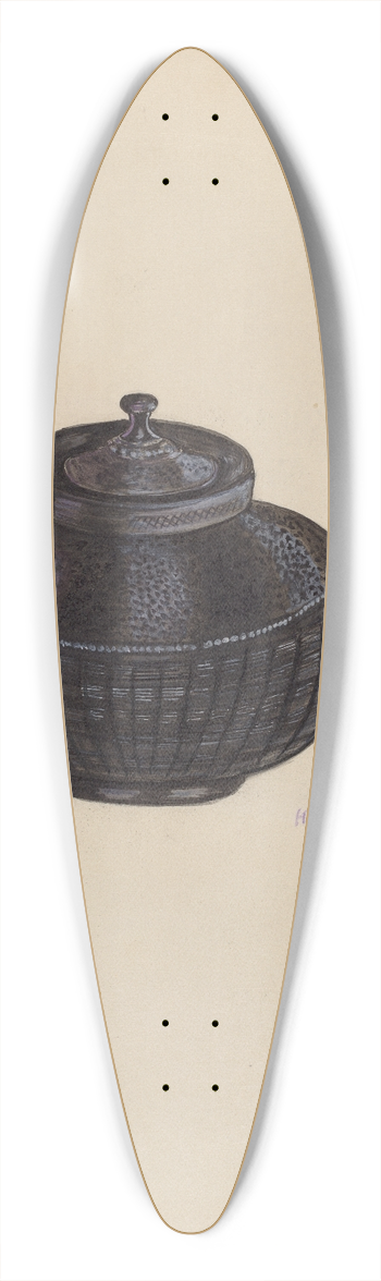 Herbert Marsh - Wedgewood Teapot 39.3 inch art pintail longboard deck