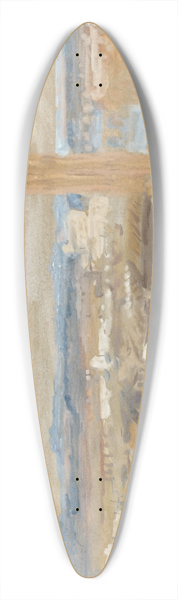 Hercules Brabazon Brabazon - A Campanile among Ruins 39.3 inch art pintail longboard deck
