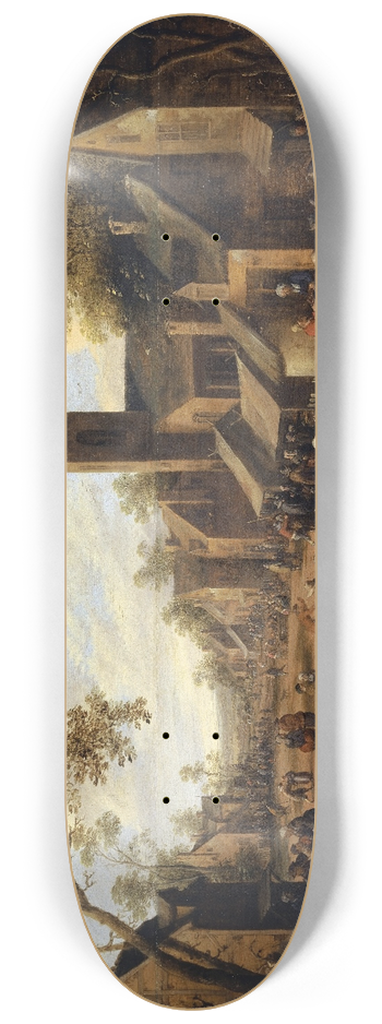 Joost Cornelisz Droochsloot - Parish Feast 8.25 inch art skate deck