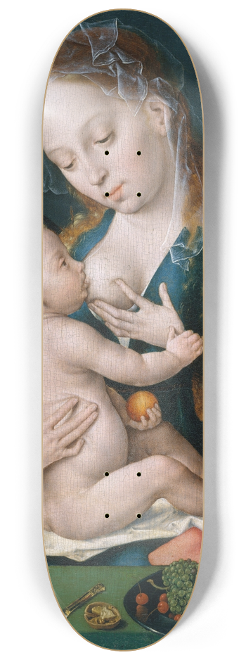Joos Van Cleve - The Holy Family 8.25 inch art skate deck