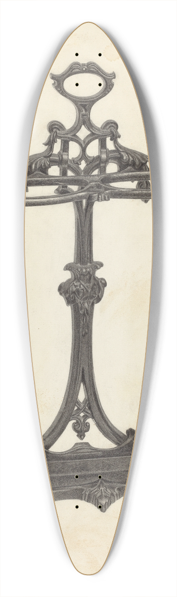 Herman Bader - Umbrella Stand 39.3 inch art pintail longboard deck