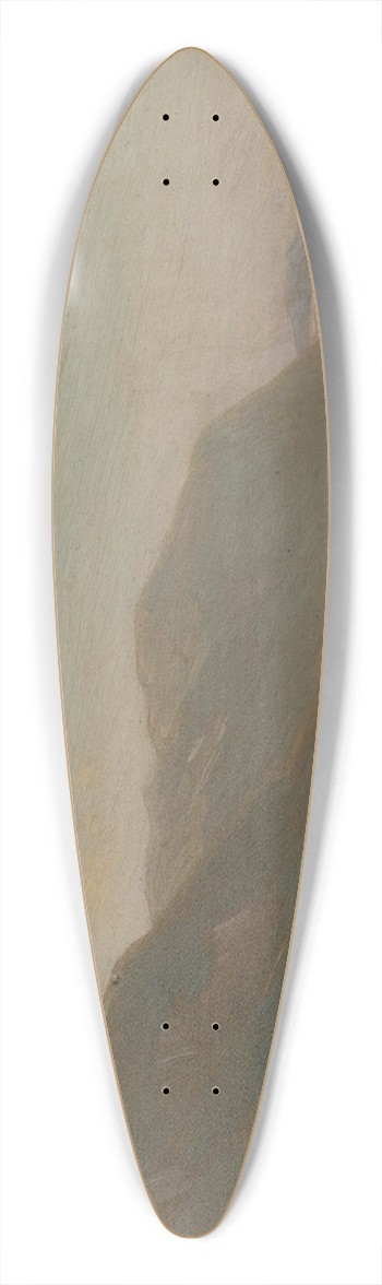 Hermann Fuechsel - Hudson River Above West Point 39.3 inch art pintail longboard deck