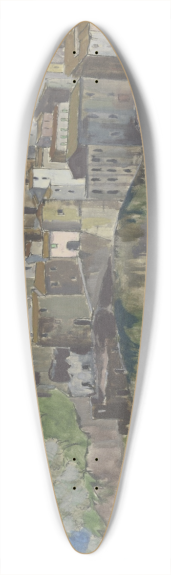 Hermann Lismann - Soriano 39.3 inch art pintail longboard deck