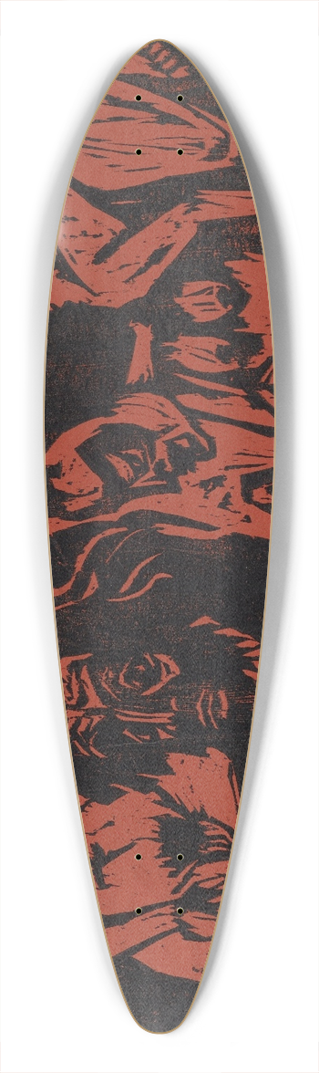 Hermann Scherer - Versuchung des Antonius 39.3 inch art pintail longboard deck