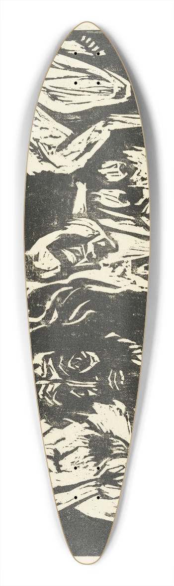 Hermann Scherer - Versuchung des Antonius 39.3 inch art pintail longboard deck
