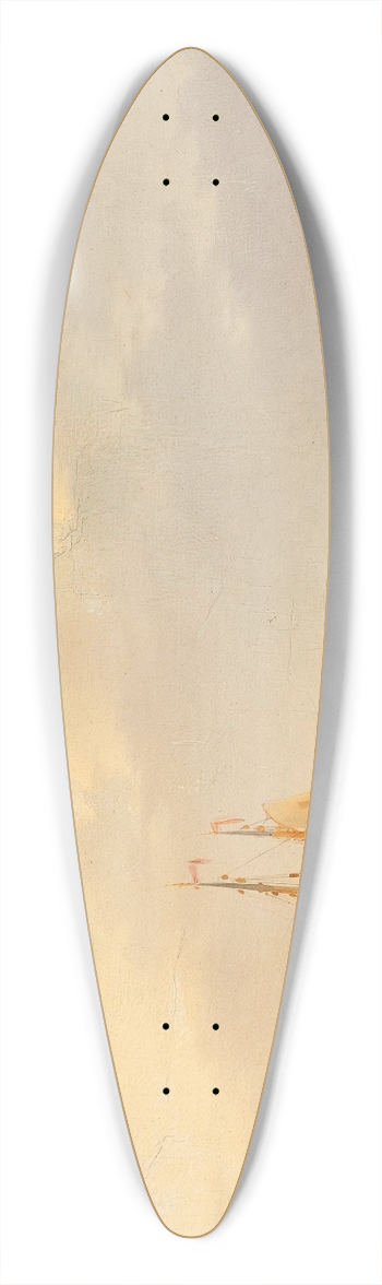 Hermanus Koekkoek - Navigating in calm waters 39.3 inch art pintail longboard deck
