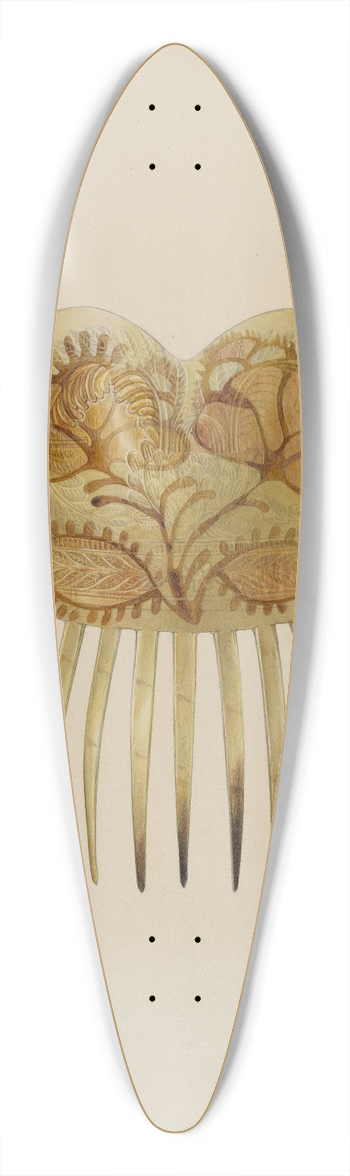 Hester Duany - Comb 39.3 inch art pintail longboard deck