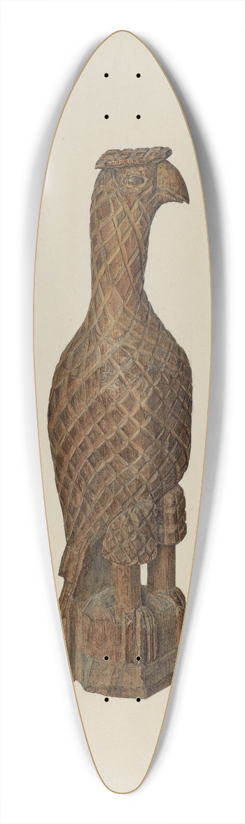 Hester Duany - Eagle 39.3 inch art pintail longboard deck