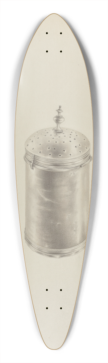 Hester Duany - Silver Caster 39.3 inch art pintail longboard deck