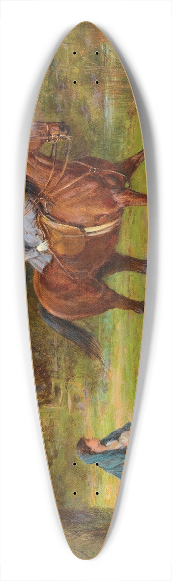 Heywood Hardy - Poverty And Privilege 39.3 inch art pintail longboard deck