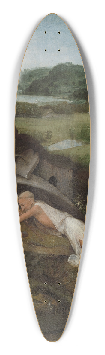 Hieronymus Bosch - Saint Jerome 39.3 inch art pintail longboard deck