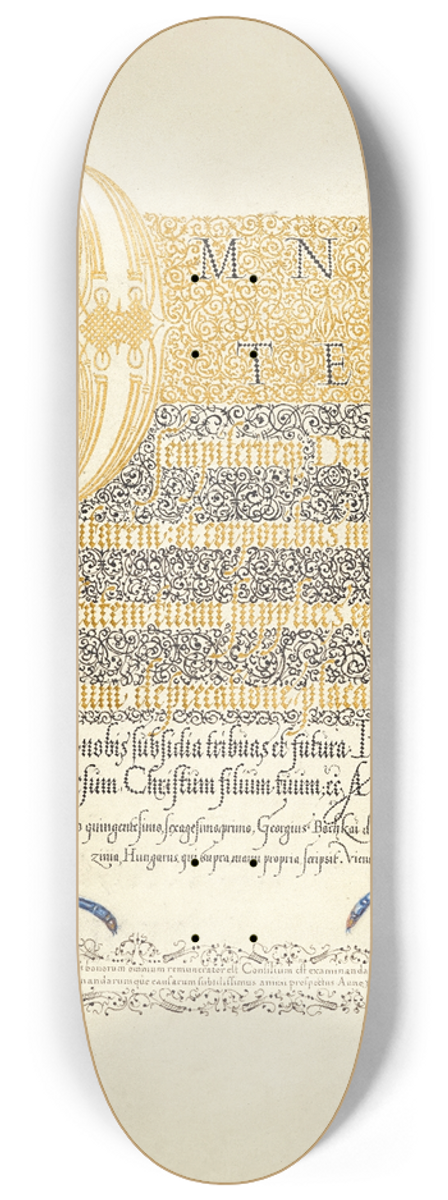 Joris Hoefnagel - Damselflies 8.25 inch art skate deck