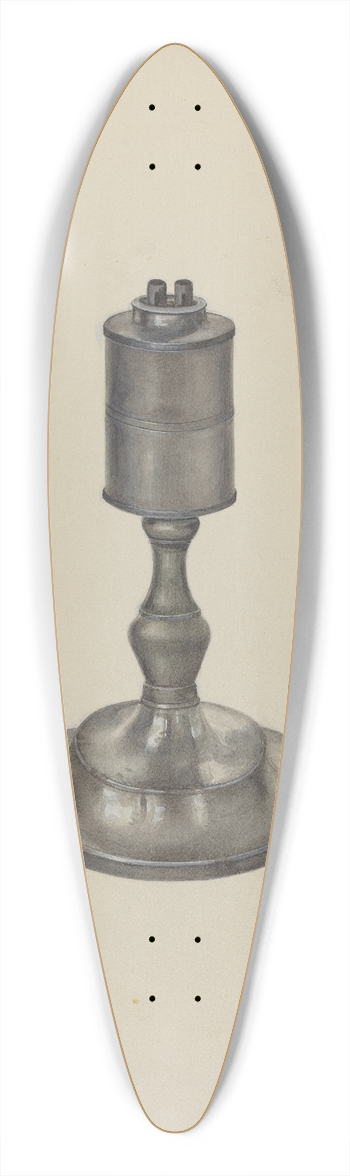 H. Langden Brown - Lamp 39.3 inch art pintail longboard deck