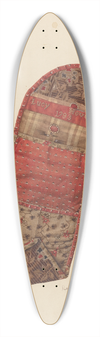 H. Langden Brown - Needle Case 39.3 inch art pintail longboard deck