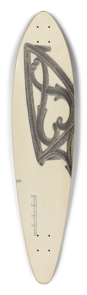 Holger Hansen - Flat Iron Holder 39.3 inch art pintail longboard deck