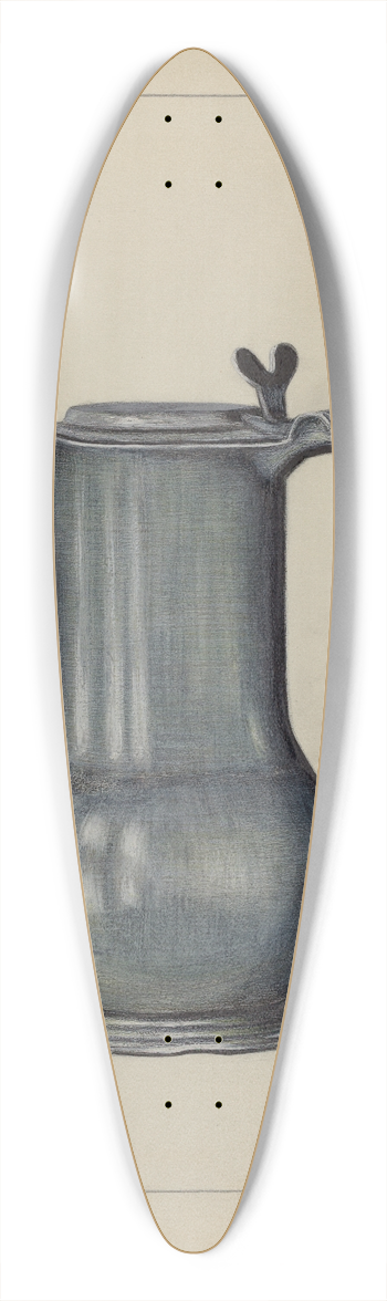 Holger Hansen - Pewter Coffee Pot 39.3 inch art pintail longboard deck