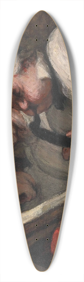 Honor Daumier - Le Lutrin (the Lectern) 39.3 inch art pintail longboard deck