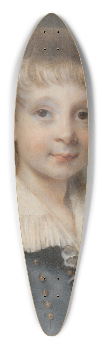 Horace Hone - A Young Boy 39.3 inch art pintail longboard deck