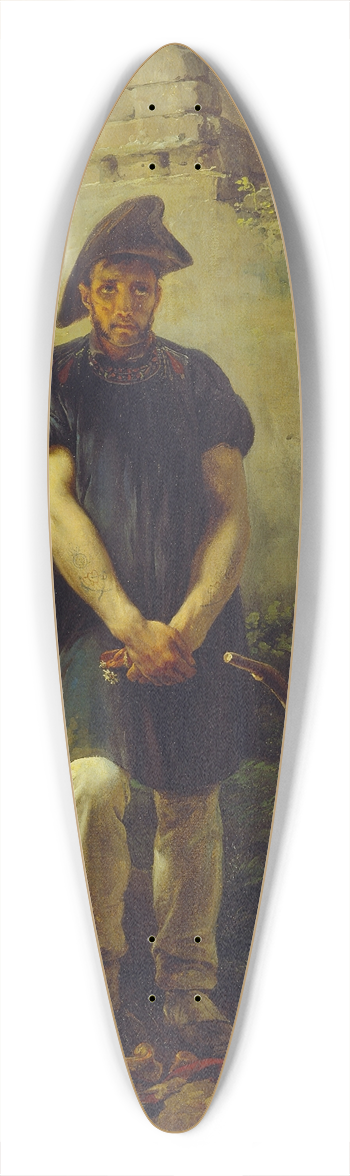 Horace Vernet - Peace and War 39.3 inch art pintail longboard deck
