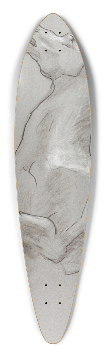 Howard Russell Butler - Untitled 39.3 inch art pintail longboard deck